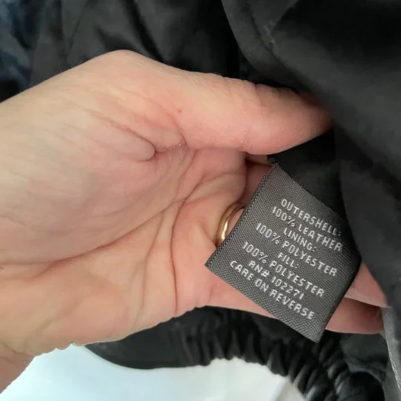 Men’s Croft & Barrow Leather Jacket size XL - Picture 8 of 9